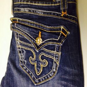 Rock Revival "Patti" boot cut jeans.