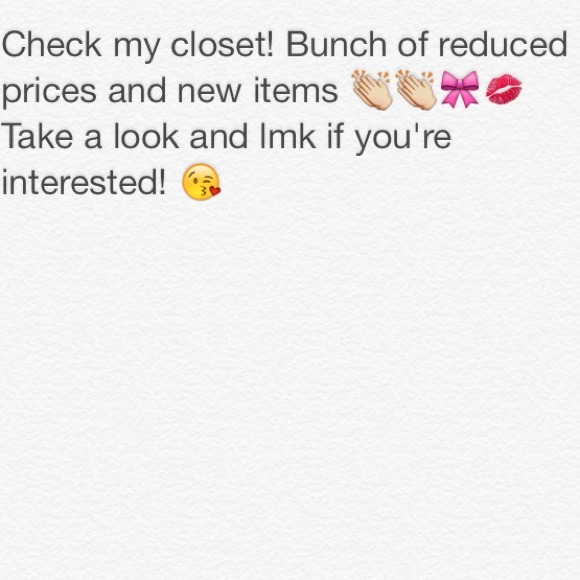 New items and reduced prices on old ones!