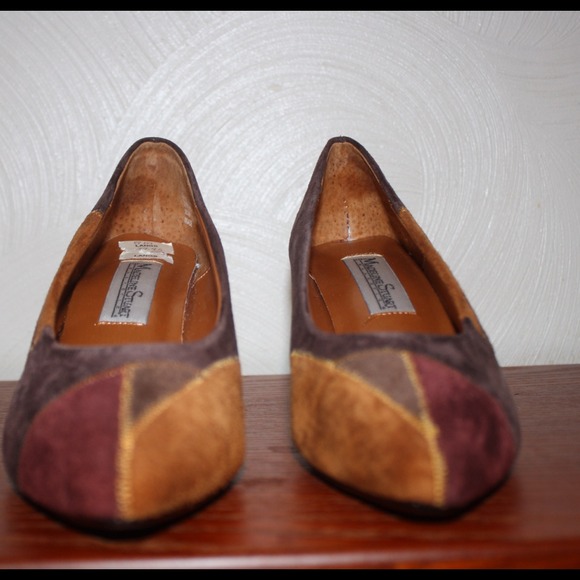 Brown Suede Pumps - Picture 2 of 4