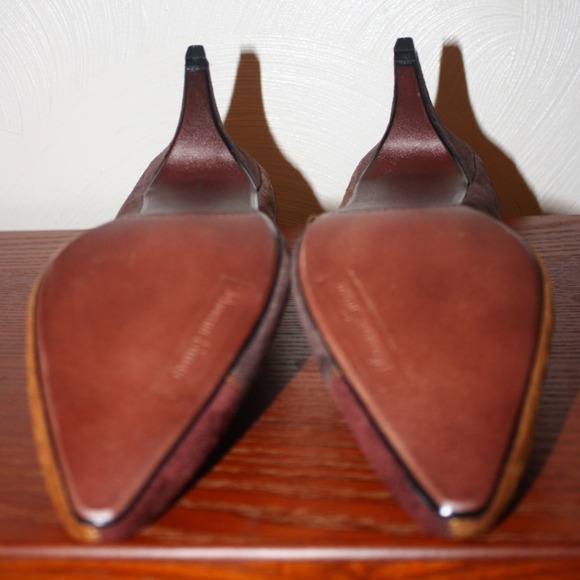 Brown Suede Pumps - Picture 4 of 4