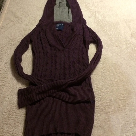 Medium Purple American Eagle Pull Over Hoodie NWOT