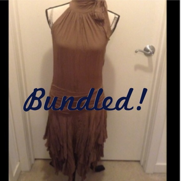 ❌BUNDLE❌bebe party dress. Racer bk flowing