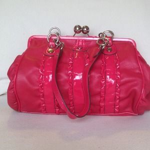 Hot pink handbag