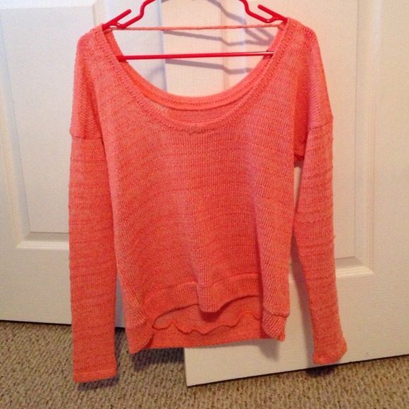 Salmon colored sweater