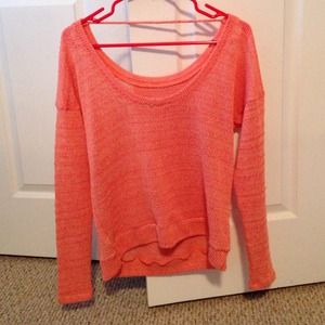 Salmon colored sweater