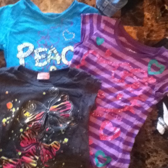 Girls shirts 3 pack