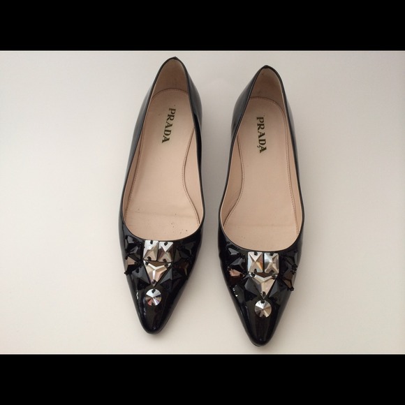 ❌❌Sold*Prada embellished flats❌❌