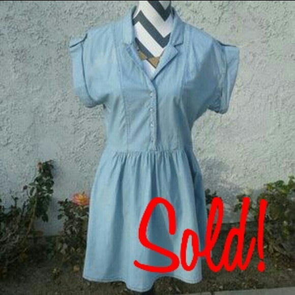 SOLD IN BUNDLE NWOT Cotton On Chambray Dress