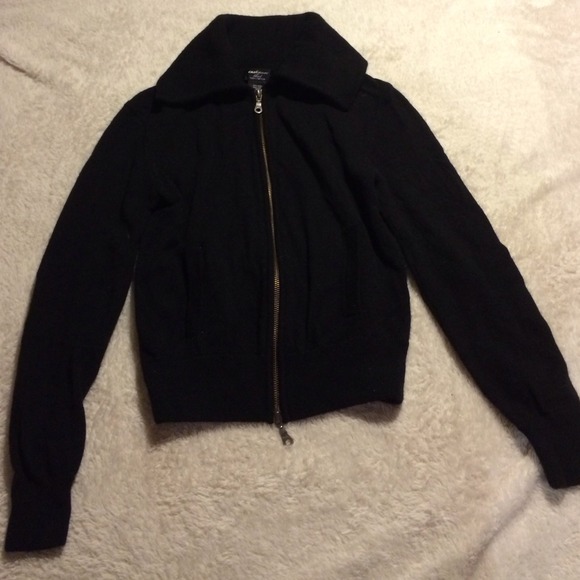 Black Zip Up Extra Small Lord & Taylor Jacket