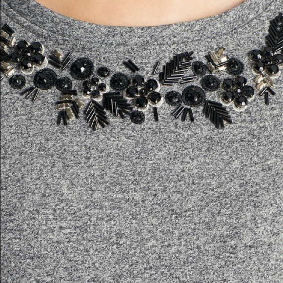 πSOLDπ Loft Beaded and Gem Sweatshirt - Picture 2 of 3