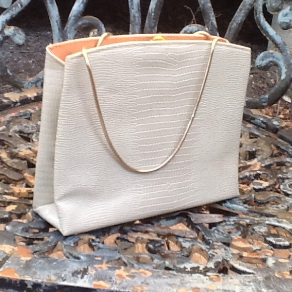 1940's Glam After Five Lizard? Handbag - Picture 2 of 4