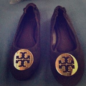 Tory Burch shoes flats. Size 40. Faux. Suede