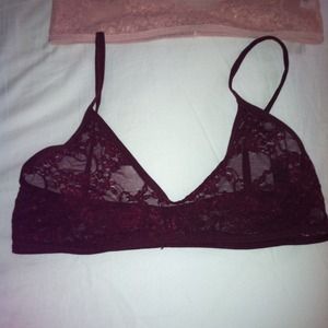 American Apparel Bralettes  in beautiful lace.