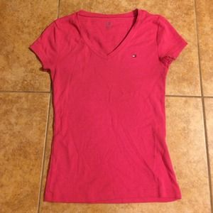 Pink Tommy cotton shirt.