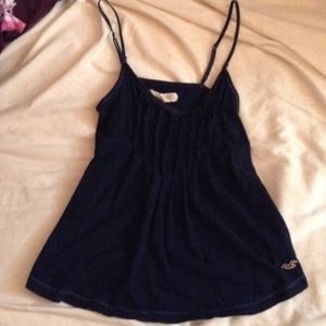 Navy blue hollister tank top