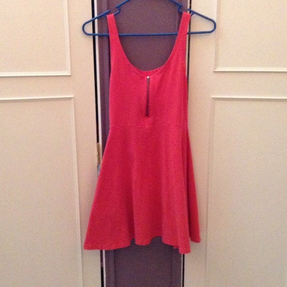 Coral Skater Style dress - Picture 2 of 2