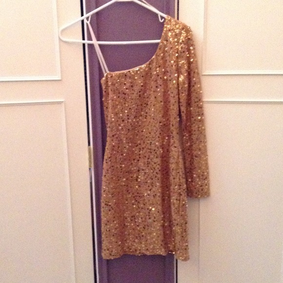 Gold sequin party dress - Picture 1 of 1