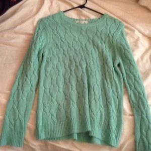 Mint green sweater