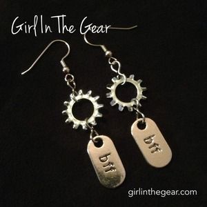 Jewelry - BFF Girl In The Gear Earrings Jewelry - BFF Girl In The Gear Earrings