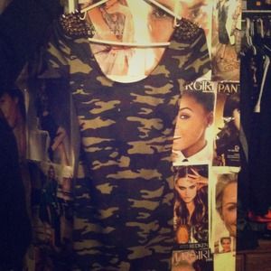 Body con camouflage dress
