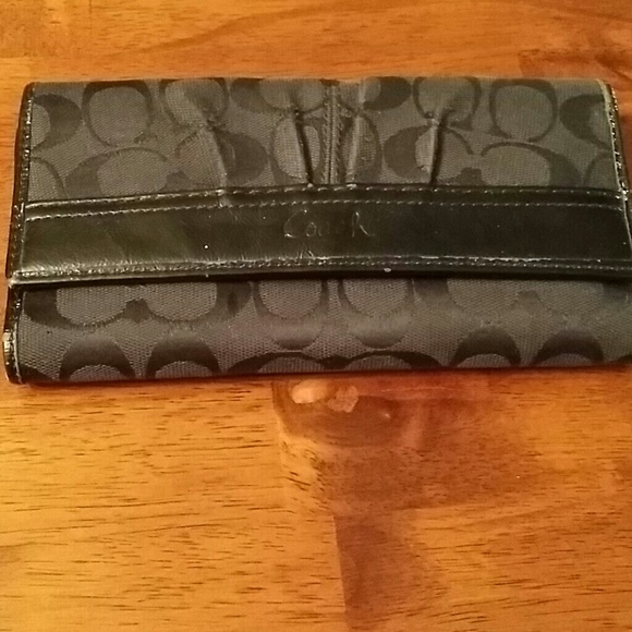 Authentic Black Coach wallet