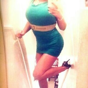 Turquoise party / elegant dress