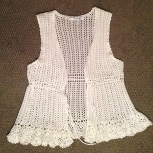 Crochet vest.