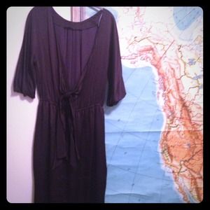 Vera Wang Lavender Label silk cowl back dress, 8