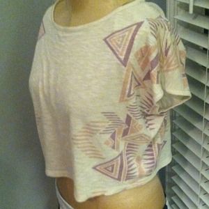 Aztec crop top from forever 21