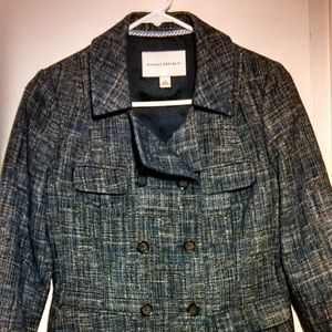 Textured blue Banana Republic blazer