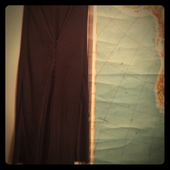 Long button-back silk Elizabeth & James skirt, 8