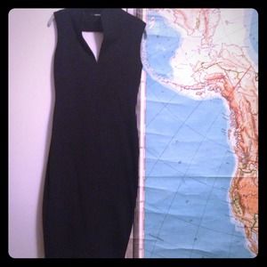 Kimberly Ovitz fitted cut-out sheath, 8