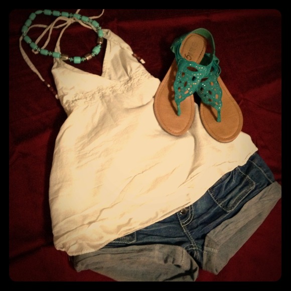 Summer White Halter 🌞