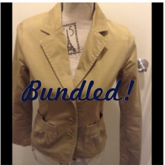 ❌BUNDLED❌ Old Navy khaki stretch blazer