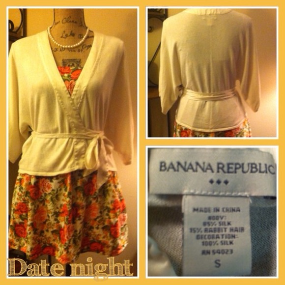 Banana republic wrap around cardigan