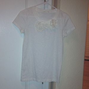 White JCrew Tee