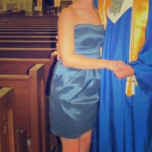 Sheer Navy Pocket Dress & Floral Dress bundle