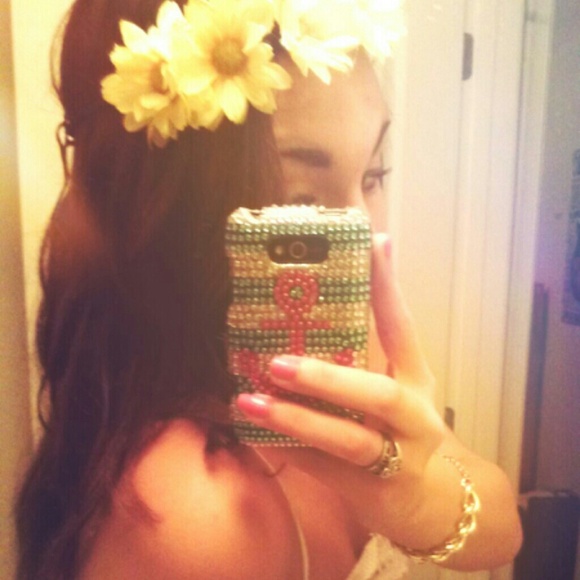 Handmade floral headband
