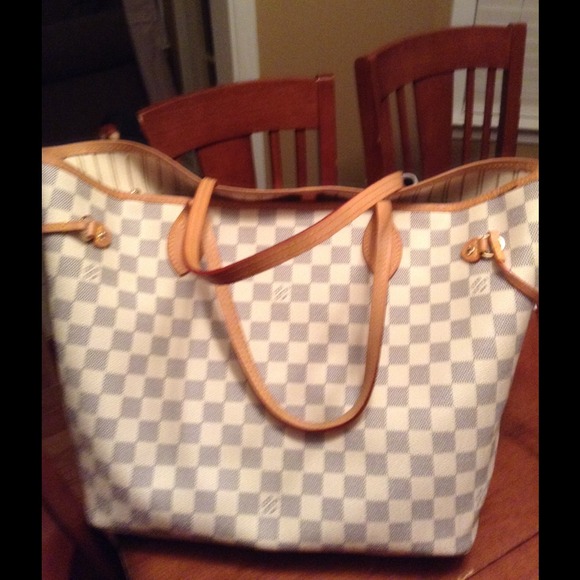 💖💖LV NEVERFULL DAMIER AZUR MM💖💖
