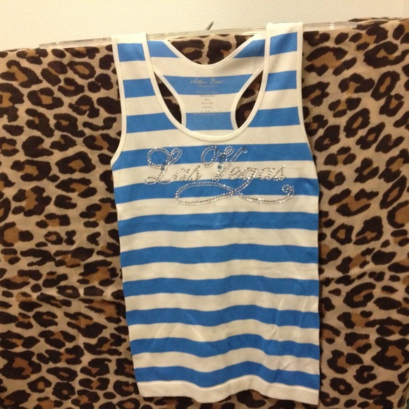 🚫SOLD🚫 Racerback stripe top