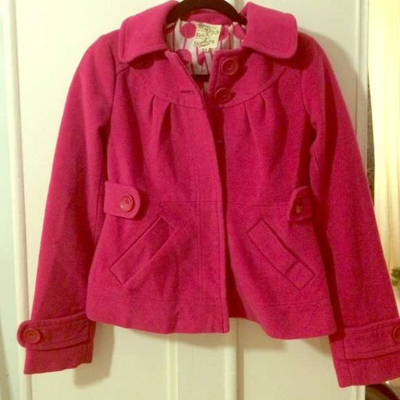 Pink Peacoat by Tulle
