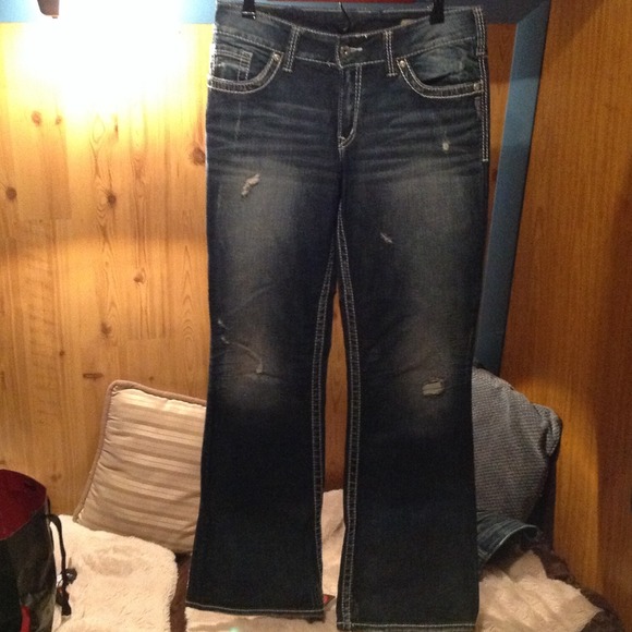 Silver jeans