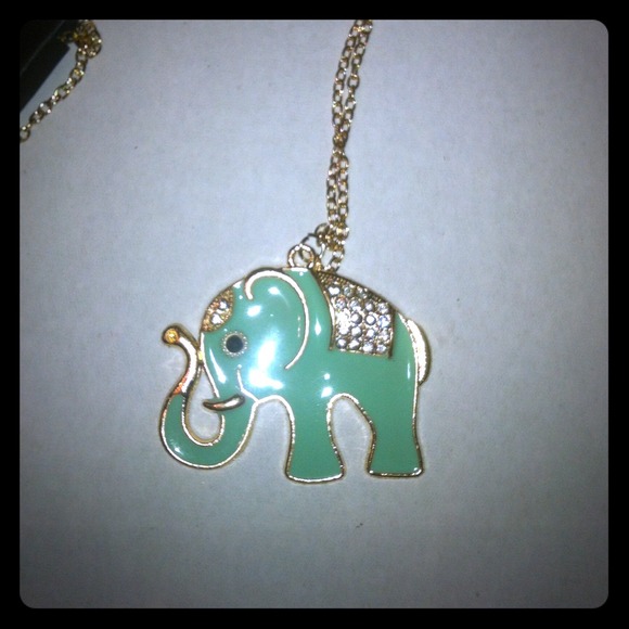 Real elephant pendant