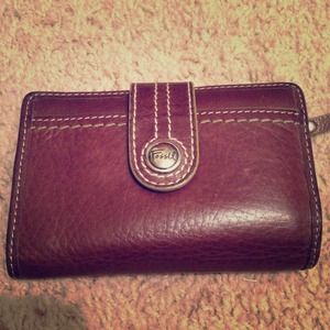 Brown Leather Fossil Wallet