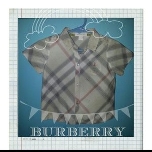 Burberry baby boy 18 month button up