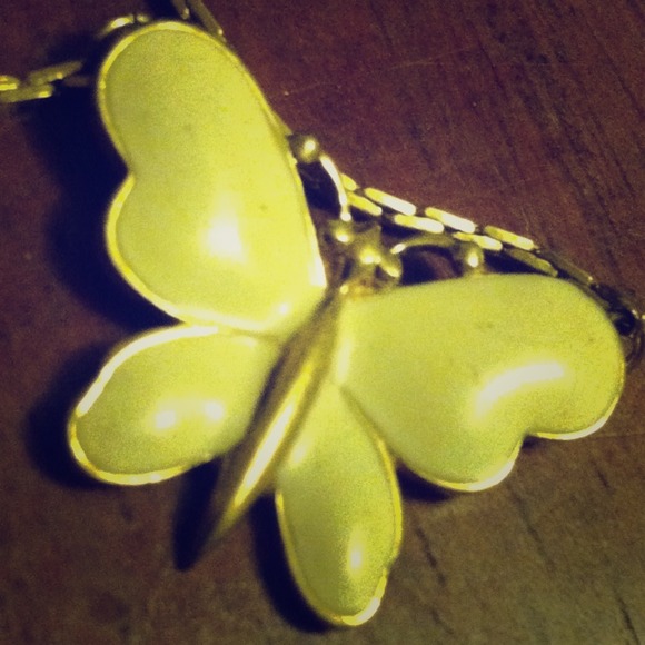 Gold Butterfly Necklace