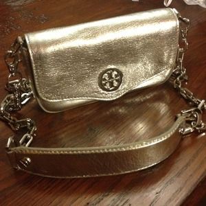 AUTH TORY BURCH 🌻CLUTCH W/ REMOVABLE CHAIN HANDLE