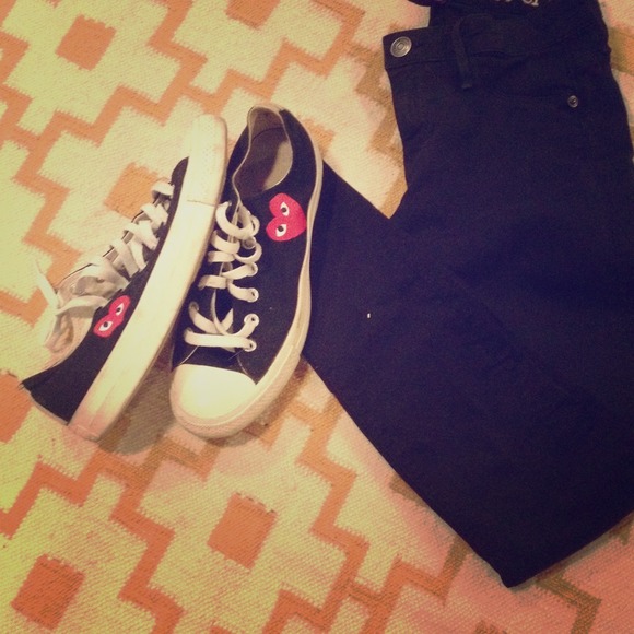 Converse Comme Des Garcons: Low Top in Black