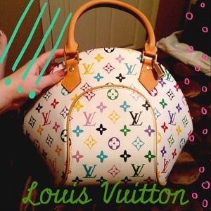 Inspired Louis Vuitton Multi Color Hard Shell