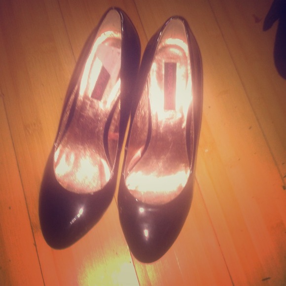 Black high heels